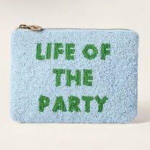 NWT Kate Spade x Target Life Of The Party Beaded Clutch Purse Limited Edition